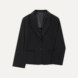 AA1001 Shoulder pleats PF Jacket_Black