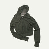 AA2002 Relaxed Washable Knit Zip-up Hoodie_Khaki