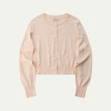 AA2003 Relaxed Washable Knit Cardigan_Light pink