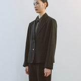 AA1001 Shoulder pleats PF Jacket_Black