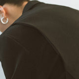 AA1001 Shoulder pleats PF Jacket_Black