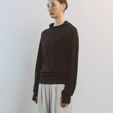 AA2001 Relaxed Washable Knit Hoodie_Black