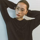 AA2001 Relaxed Washable Knit Hoodie_Black