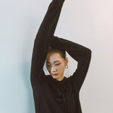 AA2001 Relaxed Washable Knit Hoodie_Black