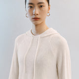 AA2001 Relaxed Washable Knit Hoodie_Cream