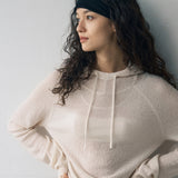 AA2001 Relaxed Washable Knit Hoodie_Cream