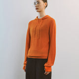 AA2001 Relaxed Washable Knit Hoodie_Orange