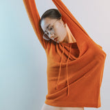 AA2001 Relaxed Washable Knit Hoodie_Orange