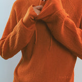 AA2001 Relaxed Washable Knit Hoodie_Orange