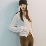 AA2002 Relaxed Washable Knit Zip-up Hoodie_Cream