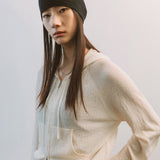 AA2002 Relaxed Washable Knit Zip-up Hoodie_Cream