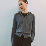 AA2002 Relaxed Washable Knit Zip-up Hoodie_Melange gray