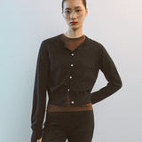 AA2003 Relaxed Washable Knit Cardigan_Black