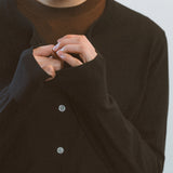 AA2003 Relaxed Washable Knit Cardigan_Black