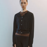 AA2003 Relaxed Washable Knit Cardigan_Black