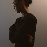 AA2003 Relaxed Washable Knit Cardigan_Black