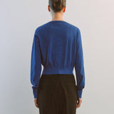 AA2003 Relaxed Washable Knit Cardigan_Blue