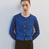 AA2003 Relaxed Washable Knit Cardigan_Blue
