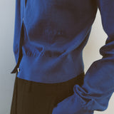 AA2003 Relaxed Washable Knit Cardigan_Blue