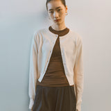 AA2003 Relaxed Washable Knit Cardigan_Light pink