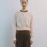 AA2003 Relaxed Washable Knit Cardigan_Light pink