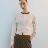 AA2003 Relaxed Washable Knit Cardigan_Light pink