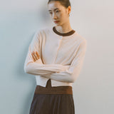 AA2003 Relaxed Washable Knit Cardigan_Light pink