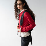 AA2003 Relaxed Washable Knit Cardigan_Red