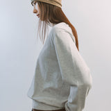 AA2004 Relaxed Daily V-neck Knit_Silver gray