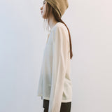 AA2005 Airy B Collar knit_Ivory