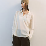 AA2005 Airy B Collar knit_Ivory