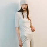 AA5006 Flow wool Jersy_Ivory