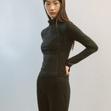 AA5007 AIR Half-zip Jersy_Black
