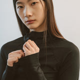 AA5007 AIR Half-zip Jersy_Black