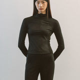 AA5007 AIR Half-zip Jersy_Black