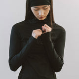 AA5007 AIR Half-zip Jersy_Black