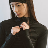 AA5007 AIR Half-zip Jersy_Black