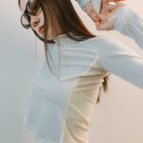 AA5007 AIR Half-zip Jersy_Cream