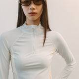 AA5007 AIR Half-zip Jersy_Cream