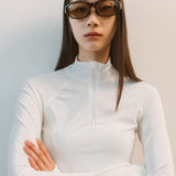 AA5007 AIR Half-zip Jersy_Cream