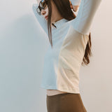 AA5007 AIR Half-zip Jersy_Cream