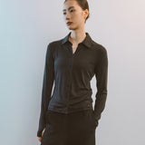 AA5009 Easy Jersy Cardigan_Black