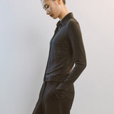 AA5009 Easy Jersy Cardigan_Black