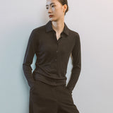 AA5009 Easy Jersy Cardigan_Black