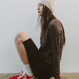 AA5009 Easy Jersy Cardigan_Brown