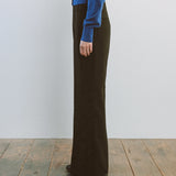 AA7001 Relaxed Bootscut Trousers_Black