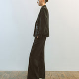AA7001 Relaxed Bootscut Trousers_Black