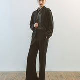 AA7001 Relaxed Bootscut Trousers_Black