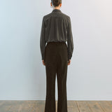 AA7001 Relaxed Bootscut Trousers_Black