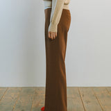 AA7001 Relaxed Bootscut Trousers_Brown
